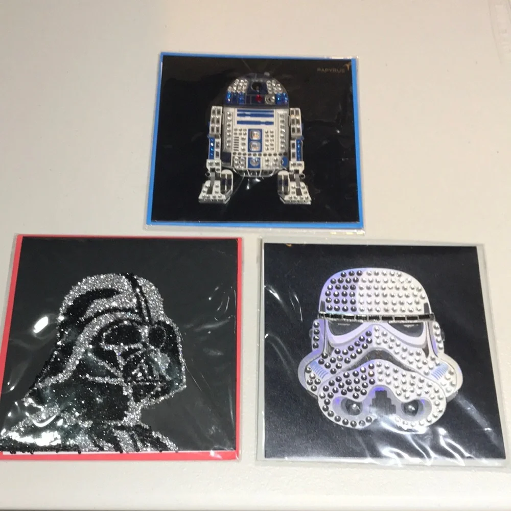 NWT Disney Star Wars Greeting Cards Bundle of 3